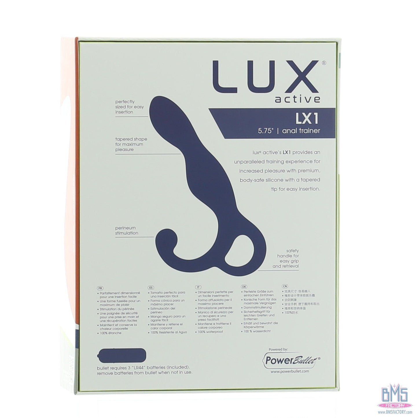 LUX active® LX1 – Anal Trainer 5.75" – Dark Blue