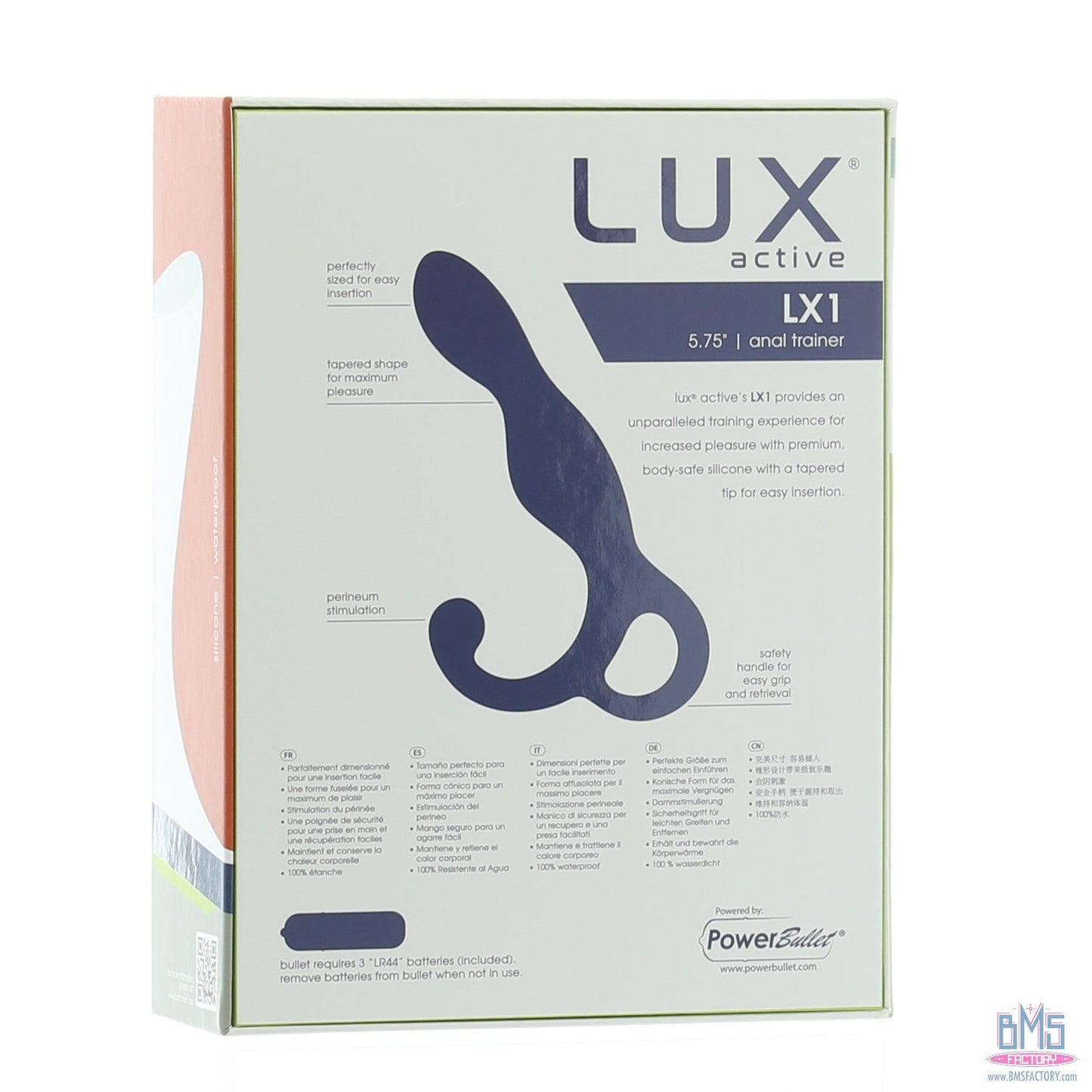 LUX active® LX1 – Anal Trainer 5.75" – Dark Blue
