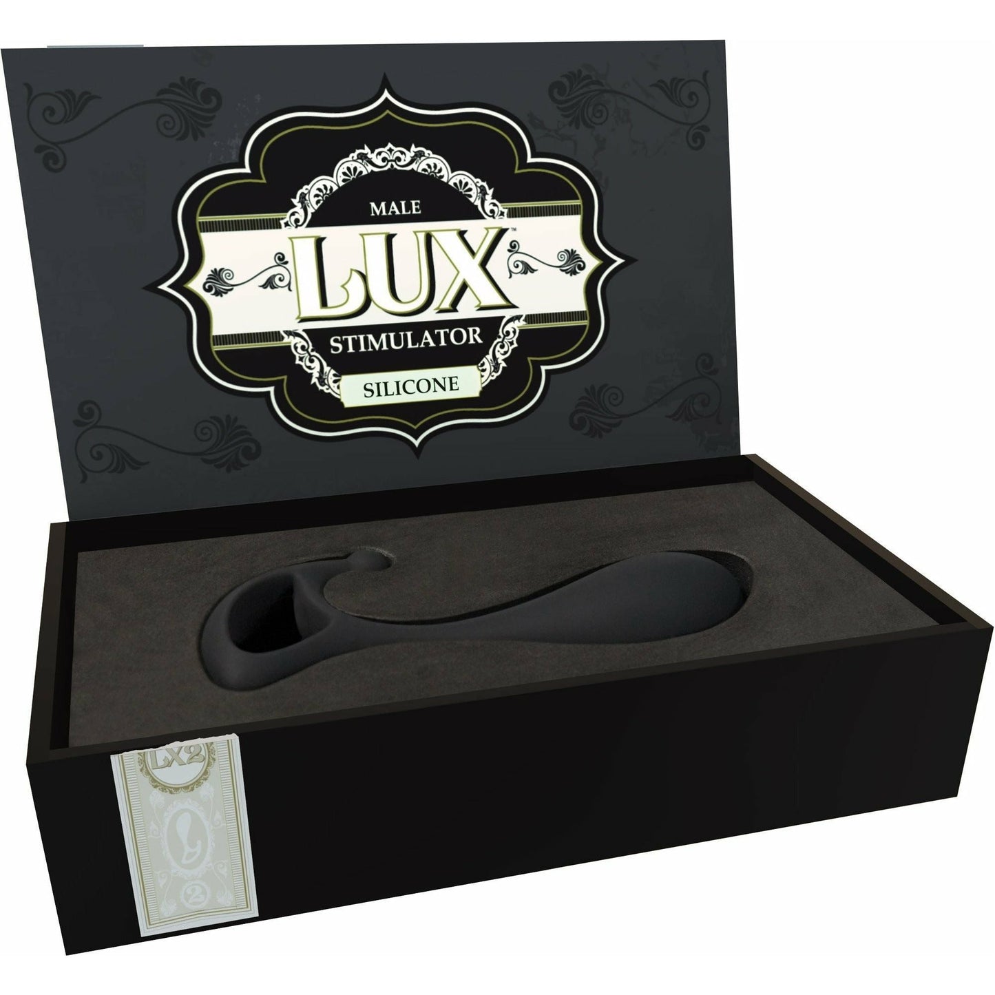 Lux Male Silicone Stimulator - LX2 - Black