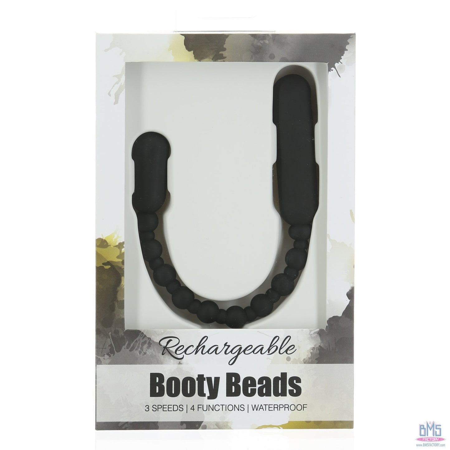 PowerBullet Rechargeable Booty Beads - Black