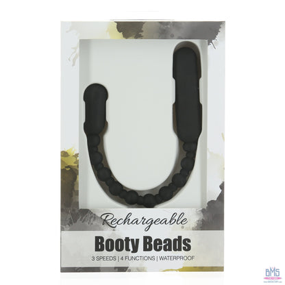 PowerBullet Rechargeable Booty Beads - Black