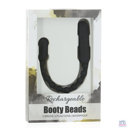 PowerBullet Rechargeable Booty Beads - Black