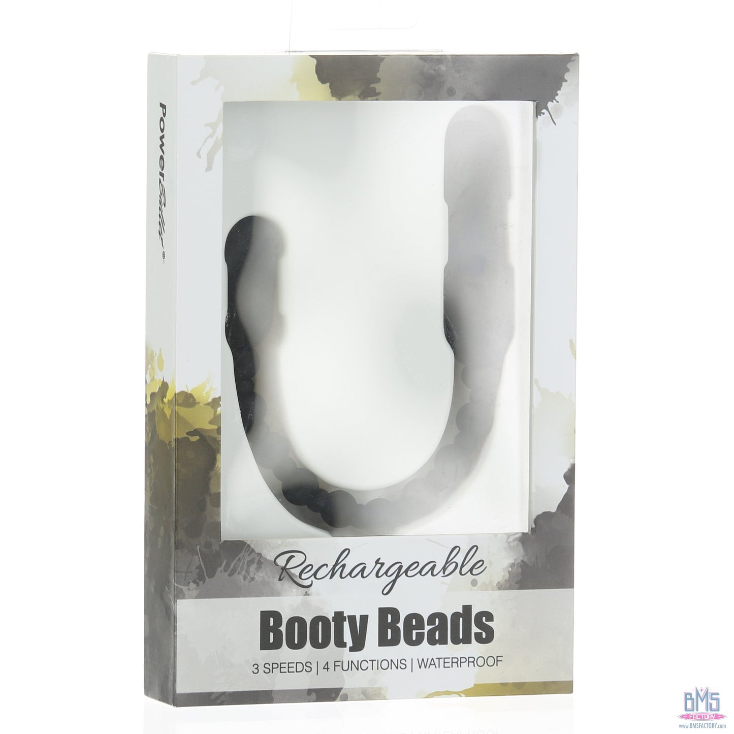 PowerBullet Rechargeable Booty Beads - Black