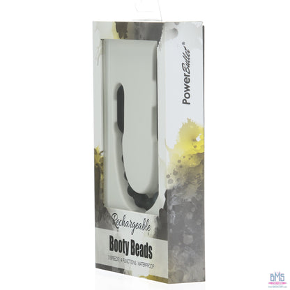 PowerBullet Rechargeable Booty Beads - Black