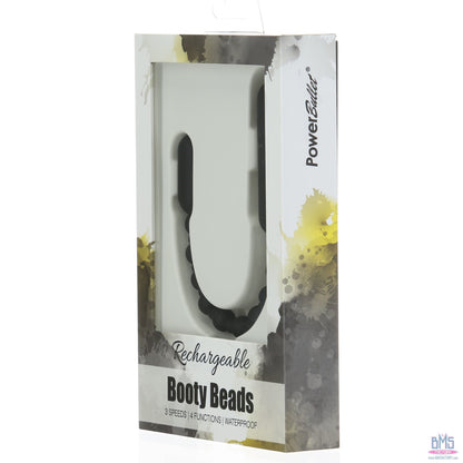 PowerBullet Rechargeable Booty Beads - Black