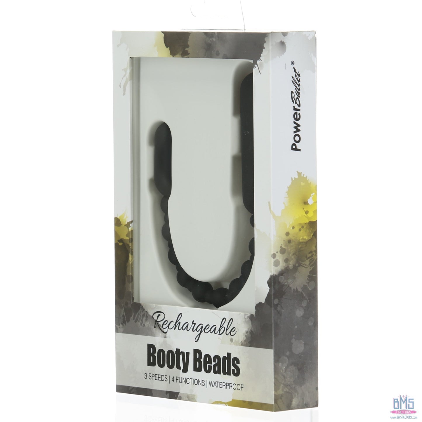 PowerBullet Rechargeable Booty Beads - Black