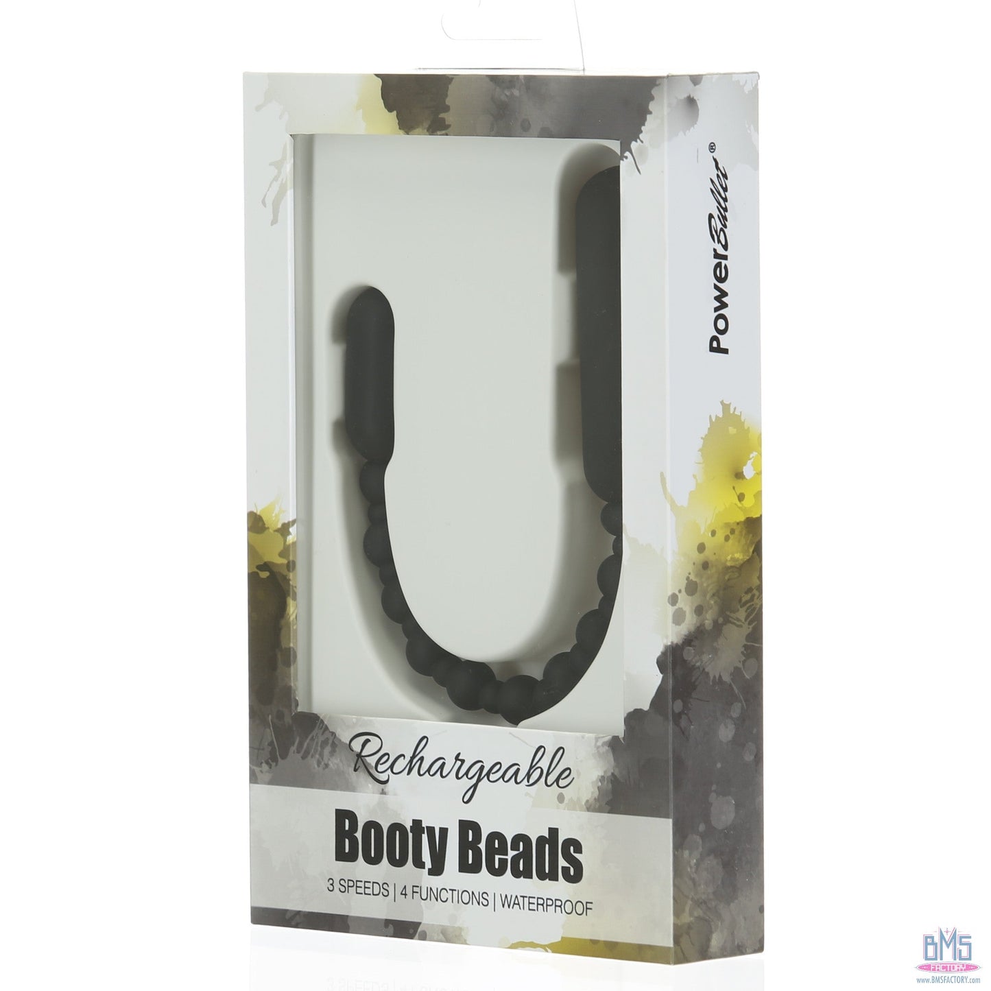 PowerBullet Rechargeable Booty Beads - Black