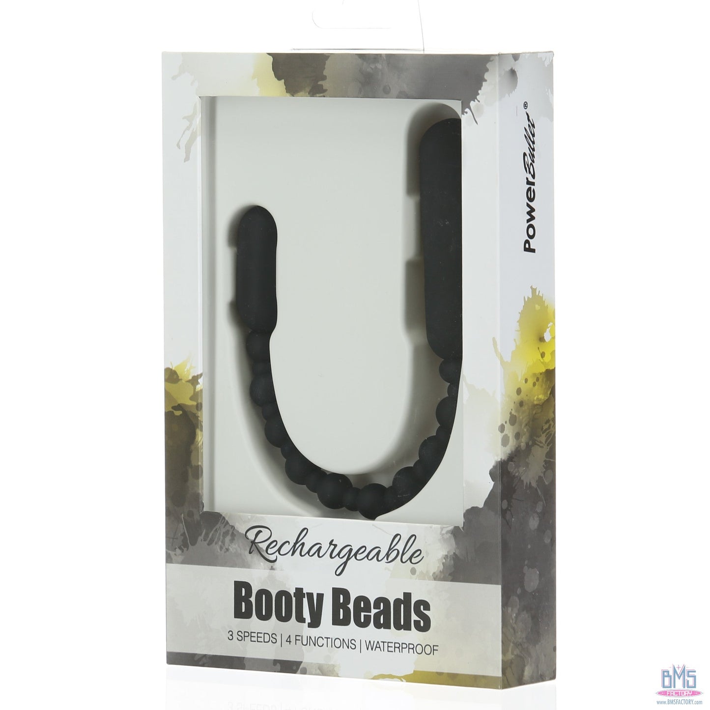 PowerBullet Rechargeable Booty Beads - Black