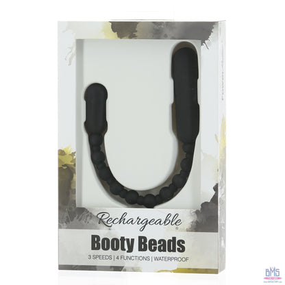 PowerBullet Rechargeable Booty Beads - Black