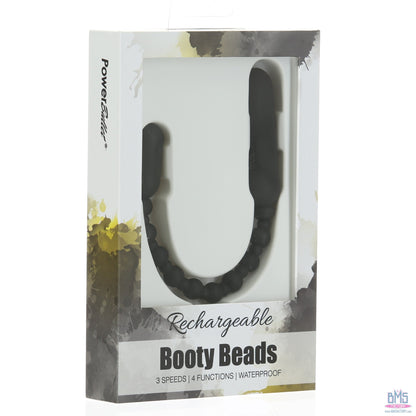 PowerBullet Rechargeable Booty Beads - Black