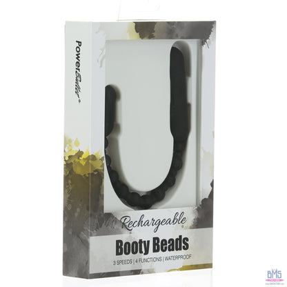 PowerBullet Rechargeable Booty Beads - Black