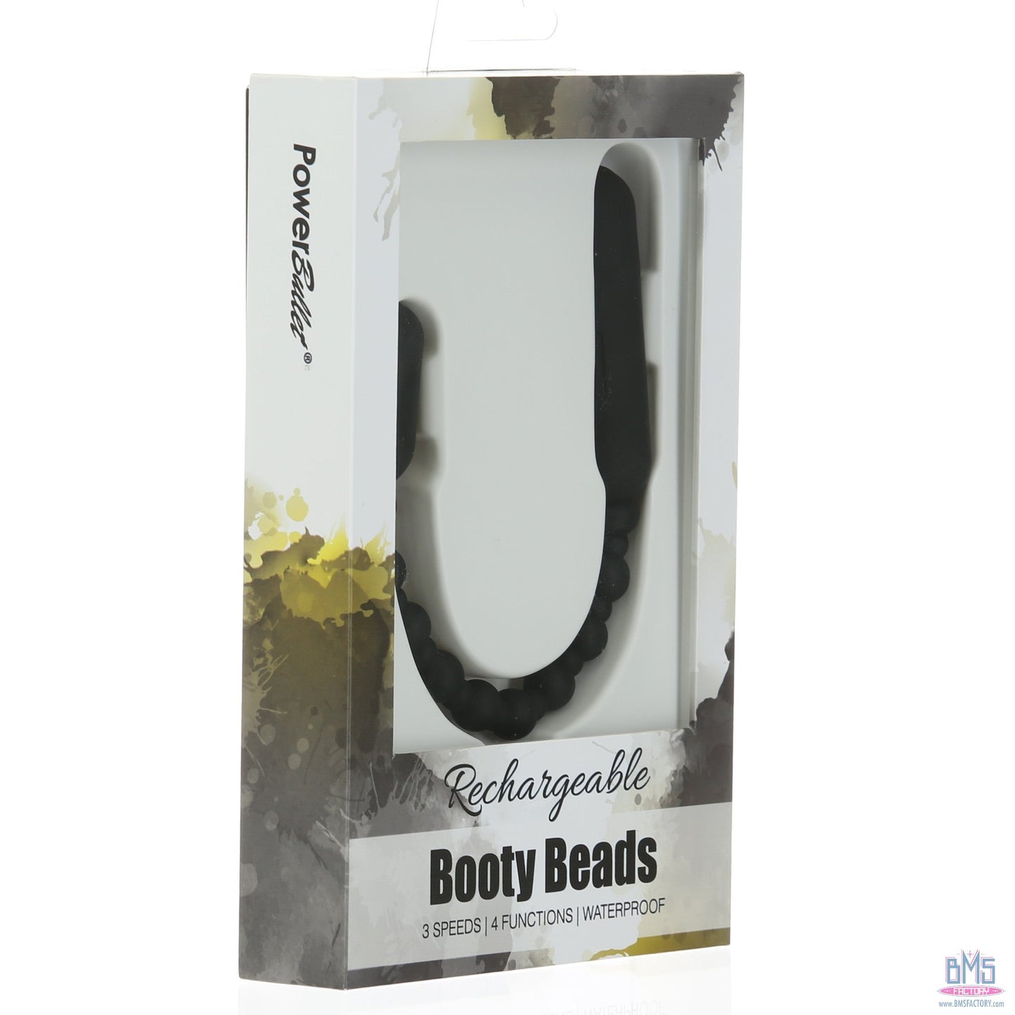 PowerBullet Rechargeable Booty Beads - Black