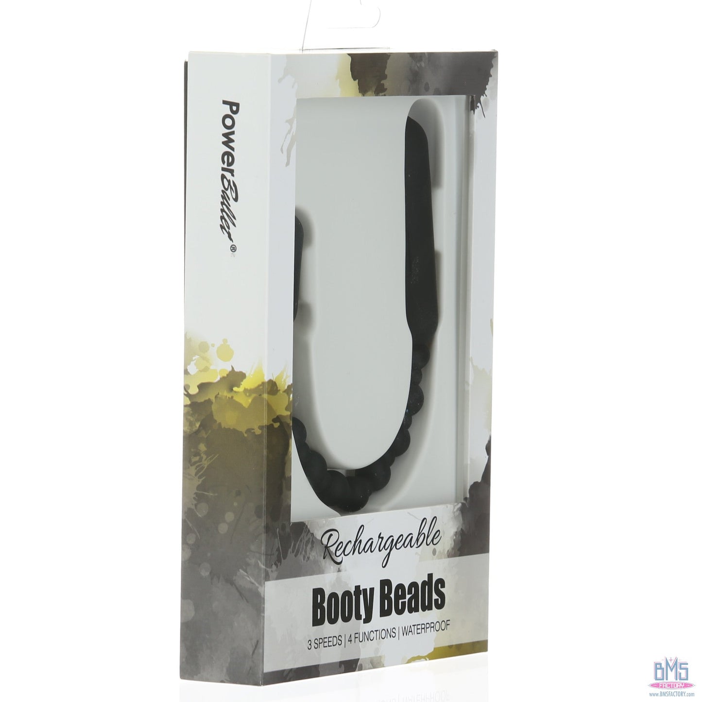 PowerBullet Rechargeable Booty Beads - Black