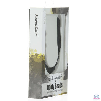 PowerBullet Rechargeable Booty Beads - Black