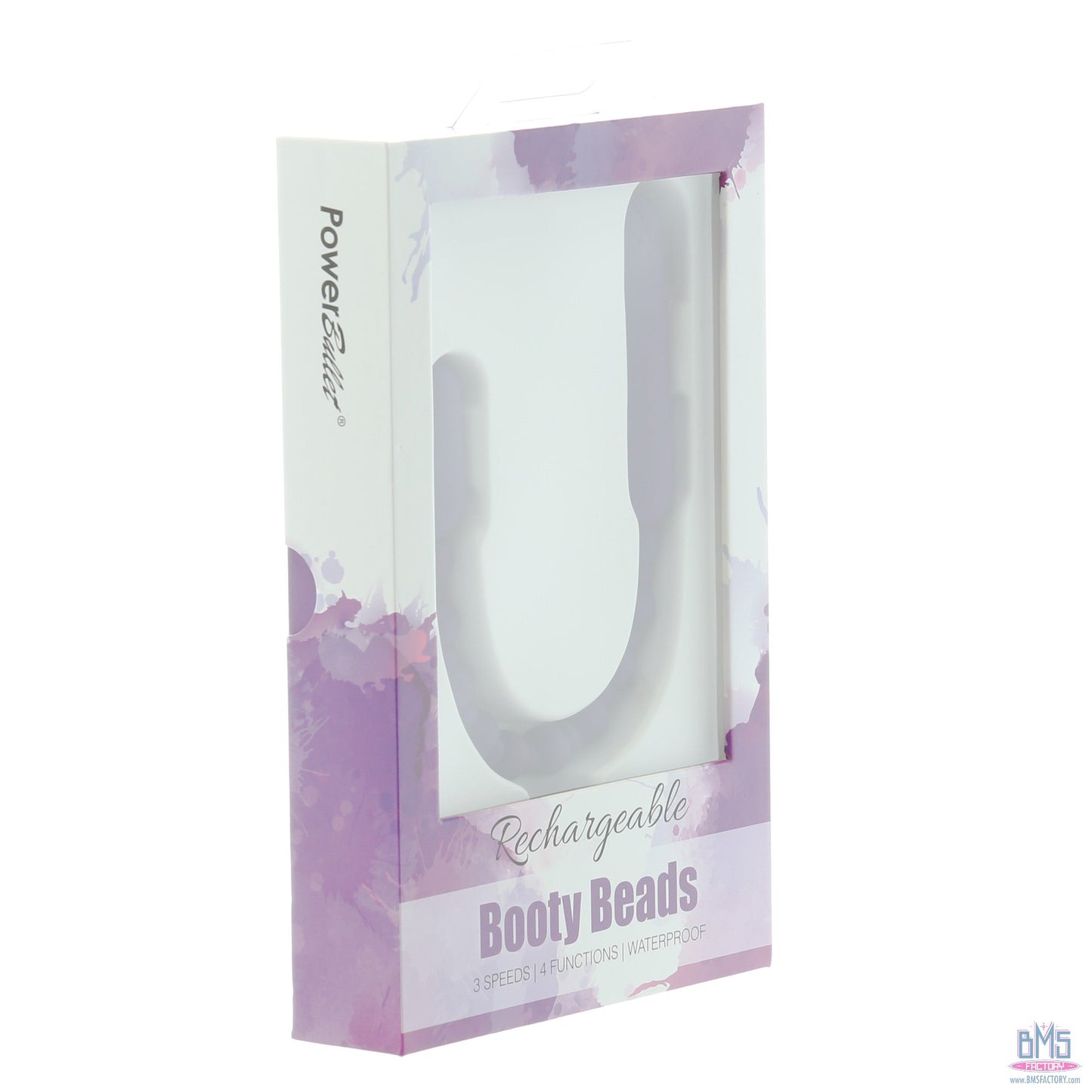 PowerBullet Rechargeable Booty Beads - Purple