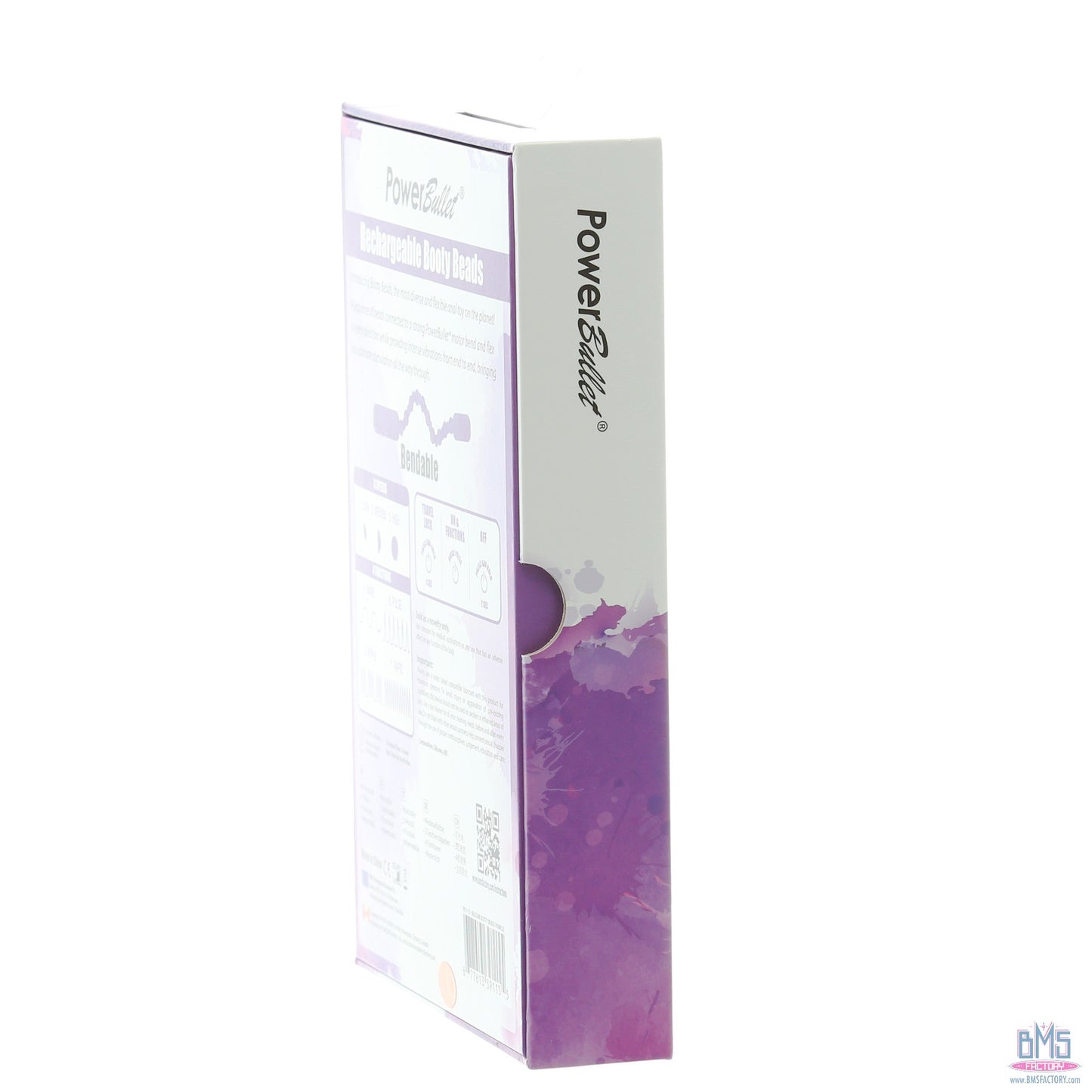 PowerBullet Rechargeable Booty Beads - Purple