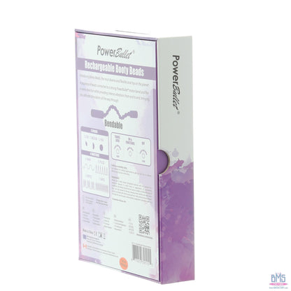 PowerBullet Rechargeable Booty Beads - Purple