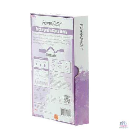 PowerBullet Rechargeable Booty Beads - Purple
