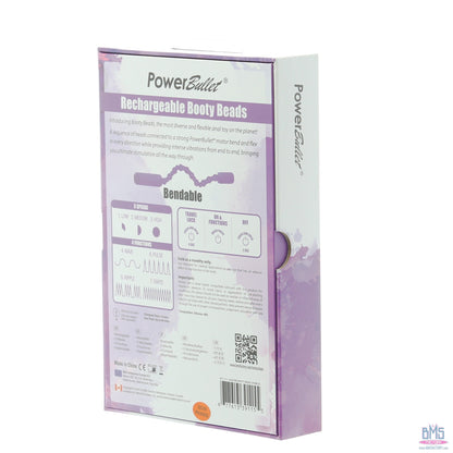 PowerBullet Rechargeable Booty Beads - Purple