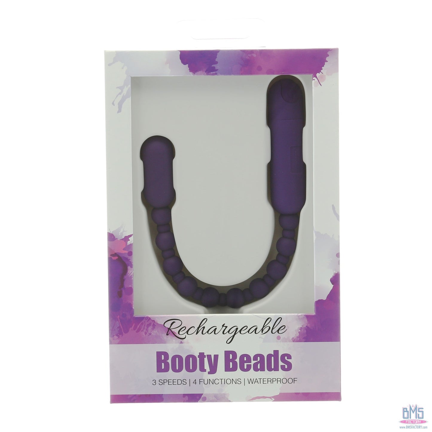 PowerBullet Rechargeable Booty Beads - Purple