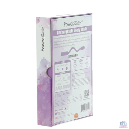 PowerBullet Rechargeable Booty Beads - Purple