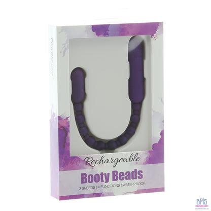 PowerBullet Rechargeable Booty Beads - Purple