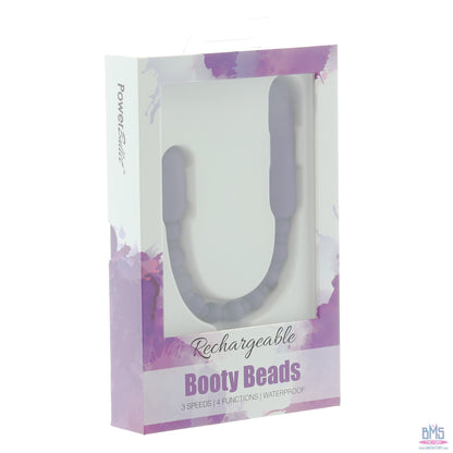 PowerBullet Rechargeable Booty Beads - Purple