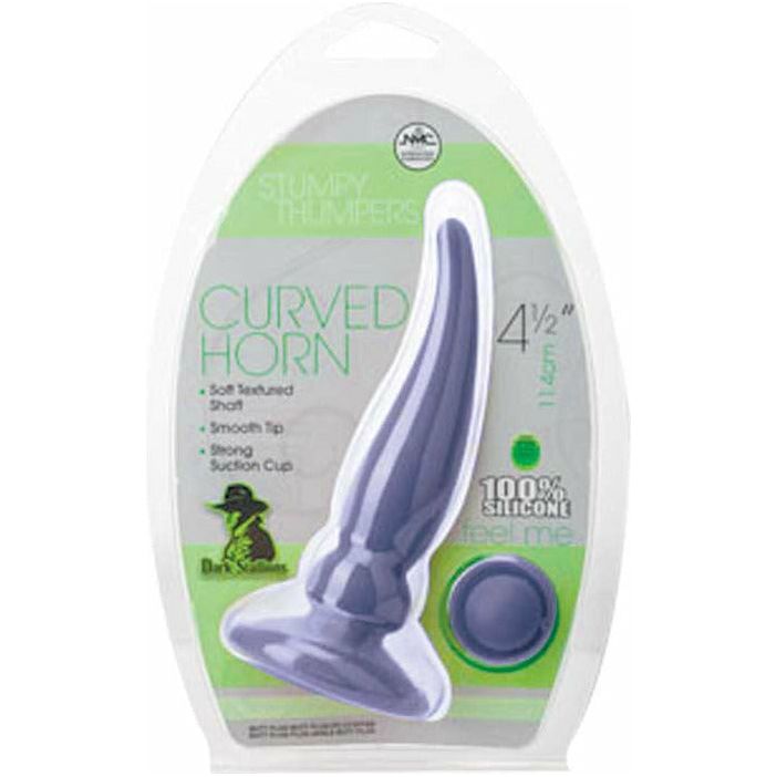 Nanma Curved Horn Butt Plug - Purple
