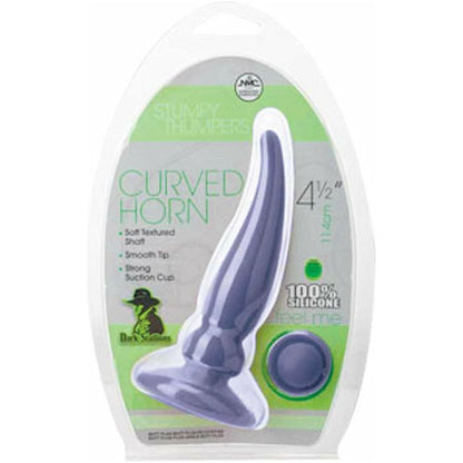 Nanma Curved Horn Butt Plug - Purple