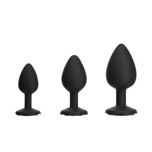 BMS - Roses Til’ Dawn - Silicone Anal Plug Kit - Starter Kit - Black