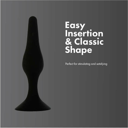 Pure Love® - Silicone Butt Plug - Black