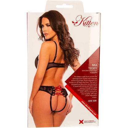 Kitten By Allure - Mia Teddy - One Size Fits Most - Black