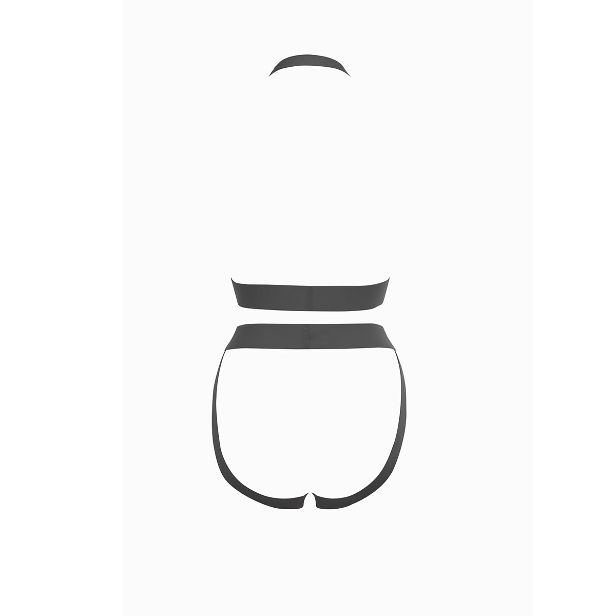 Kitten By Allure - I’m Yours Open Halter Teddy Black – O/S