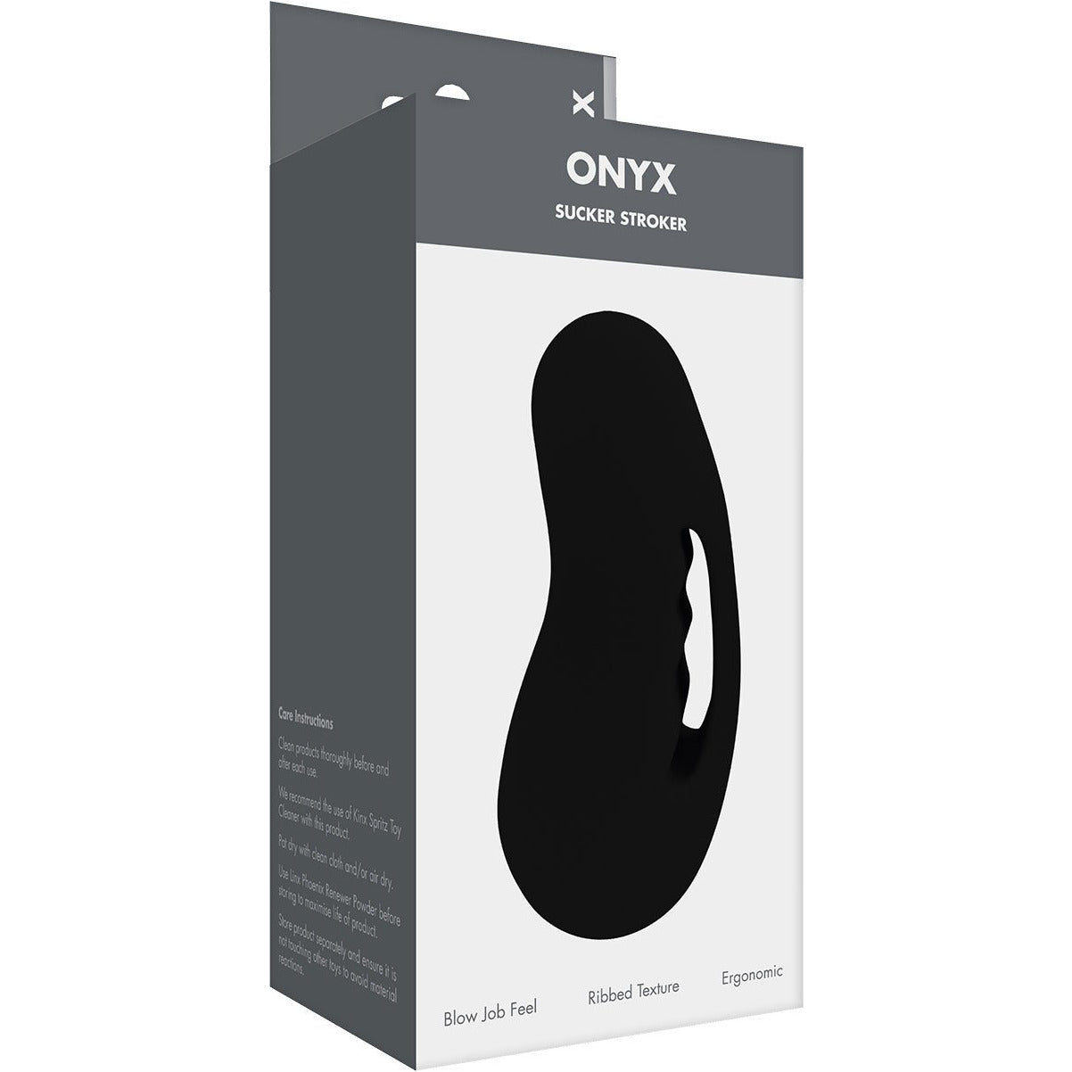 Linx Onyx Sucker Stroker - Black