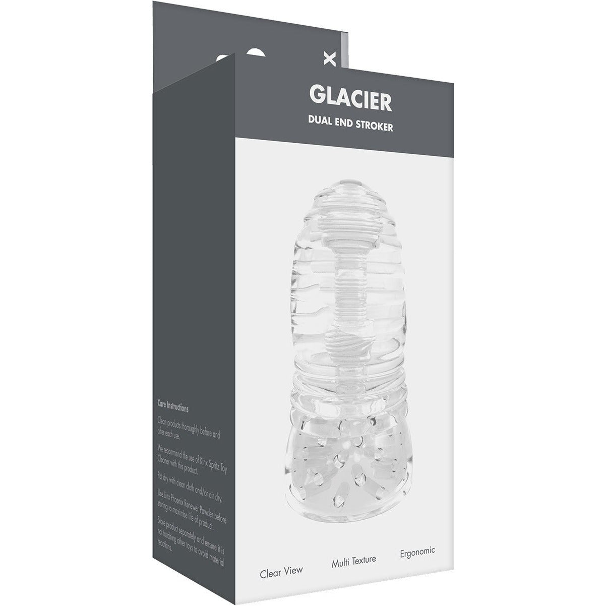 Linx Glacier Dual End Stroker - Clear