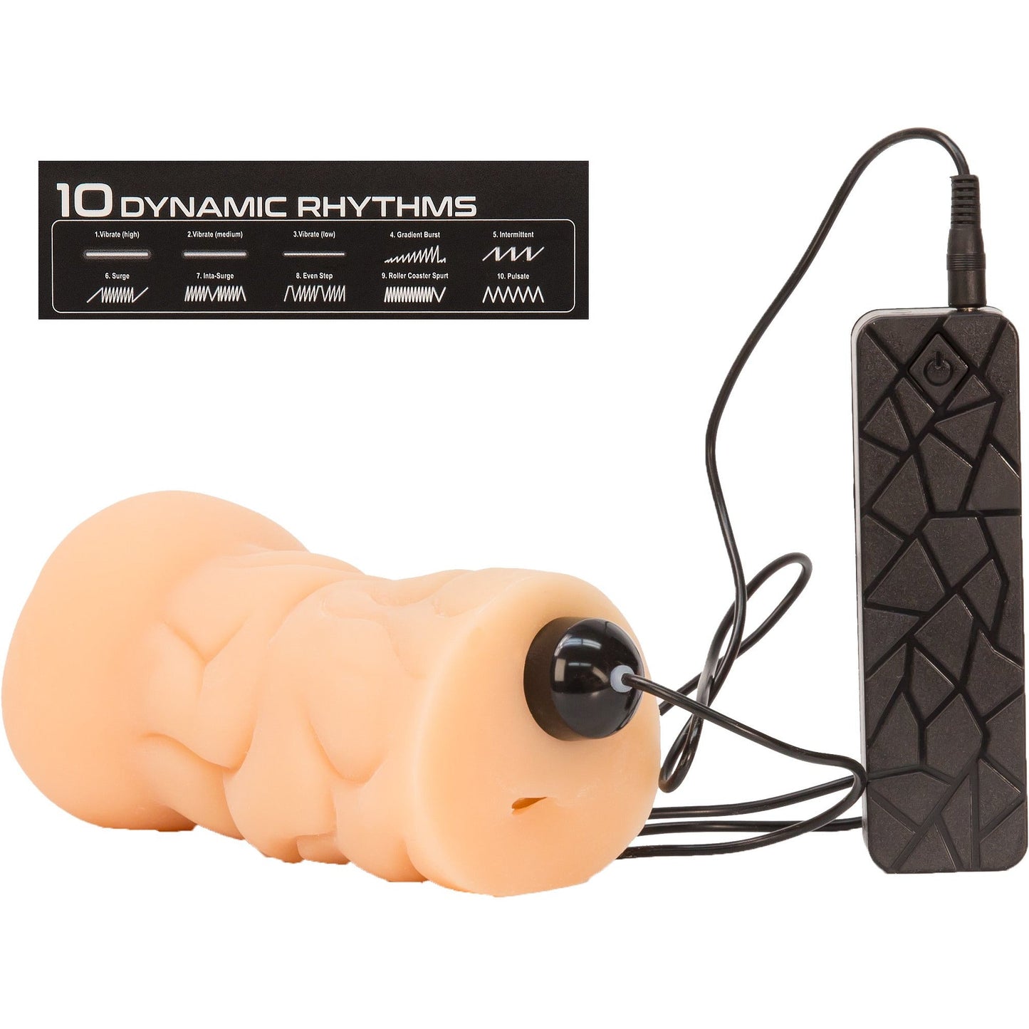 Easy Job 6.5" Supreme Vibrating Masturbator - Ruth