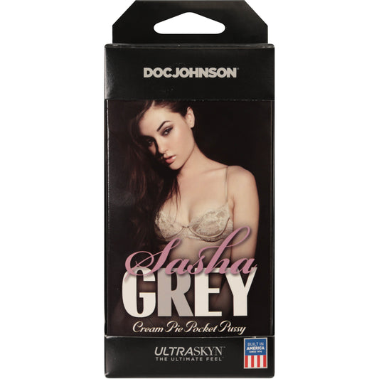 Doc Johnson Sasha Grey Cream Pie Pocket Pussy