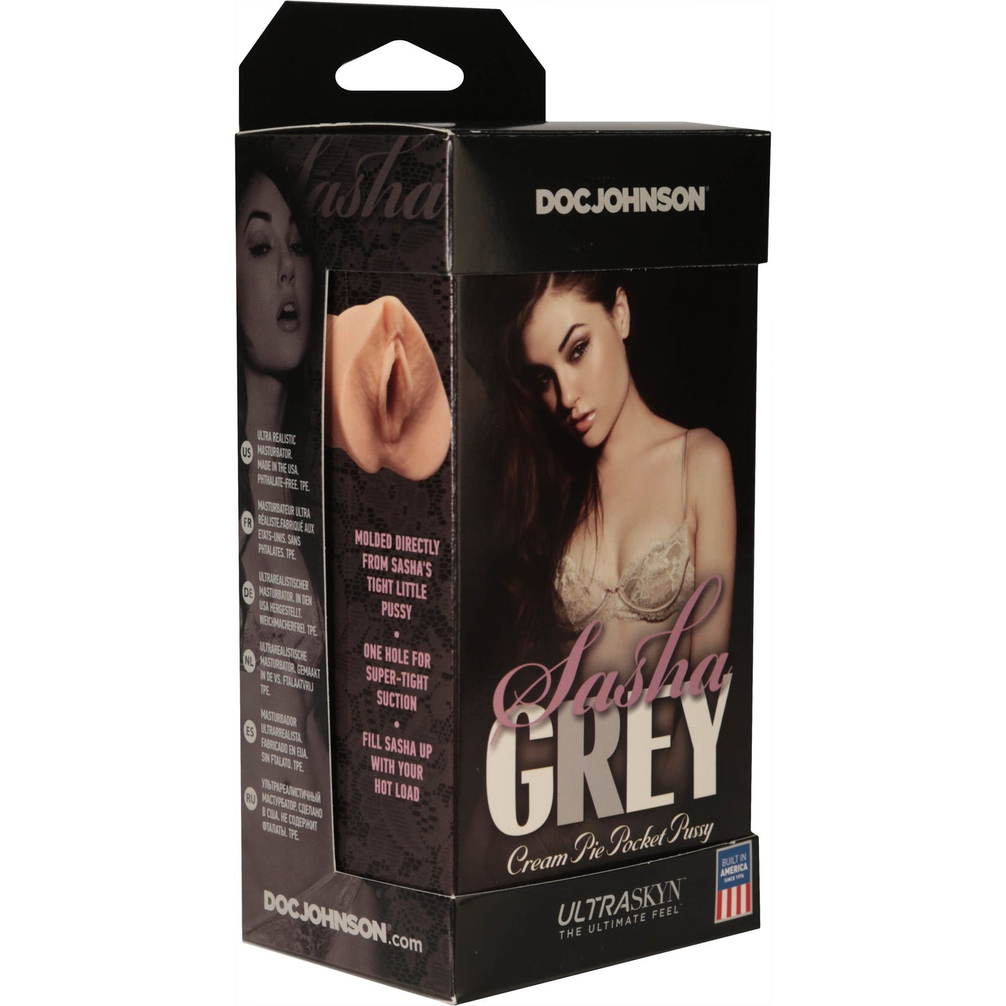 Doc Johnson Sasha Grey Cream Pie Pocket Pussy