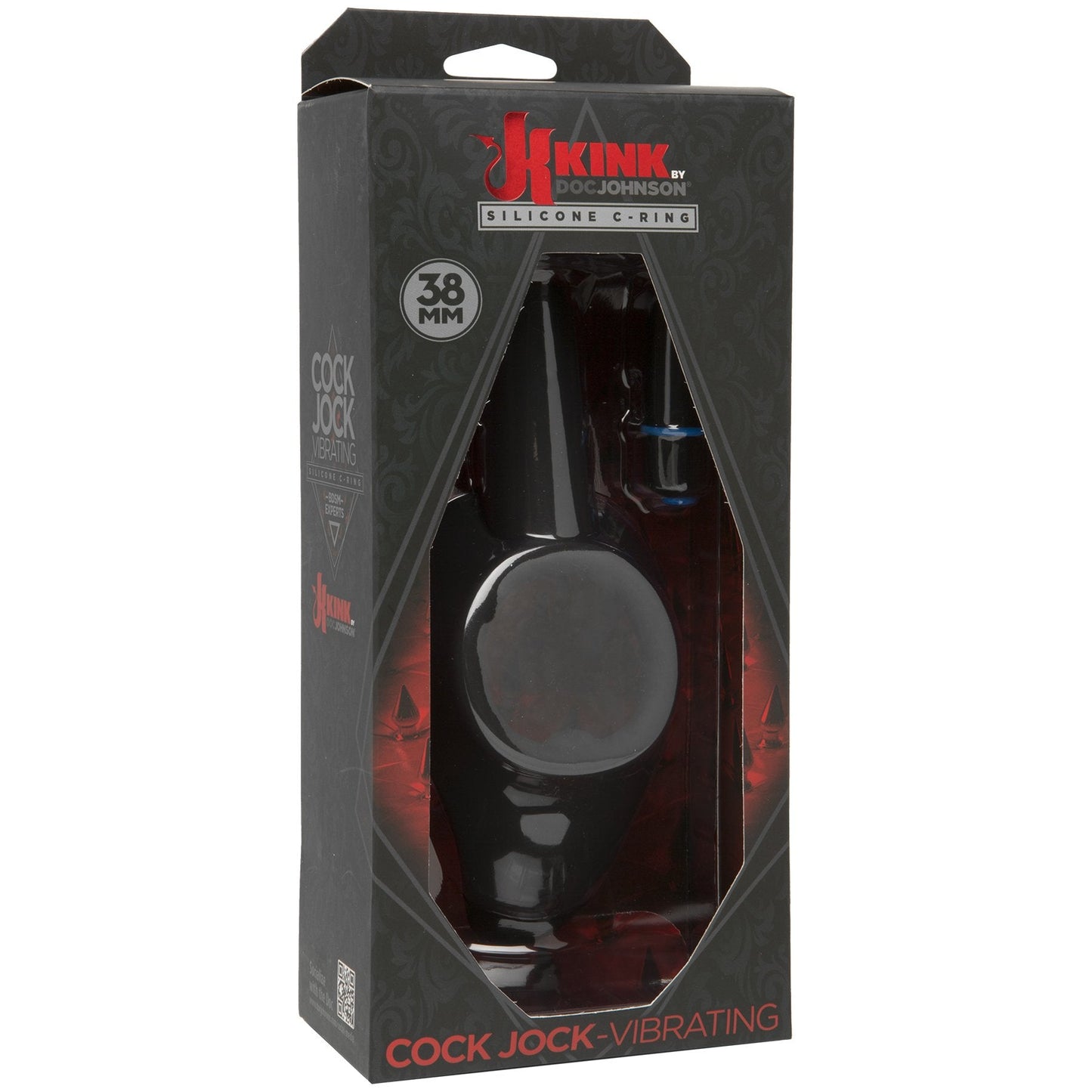 Doc Johnson Kink - Vibrating Cock Jock Silicone C-Ring