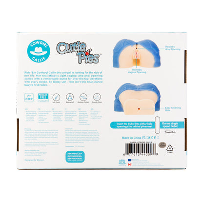 CutiePies Cowgirl Callie – Vagina & Ass Masturbator