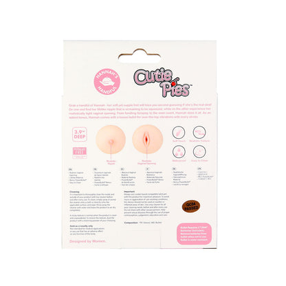 CutiePies Hannah's Handful - Pussy & Boob Head Stroker