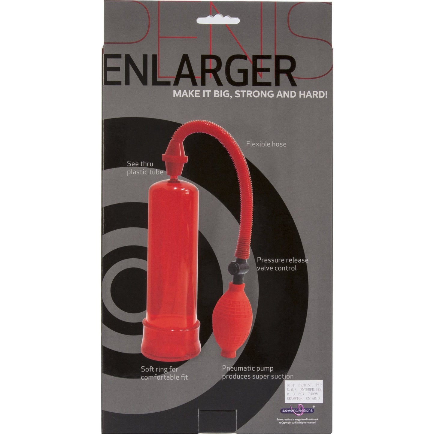 Seven Creations Penis Enlarger Pump Black Box