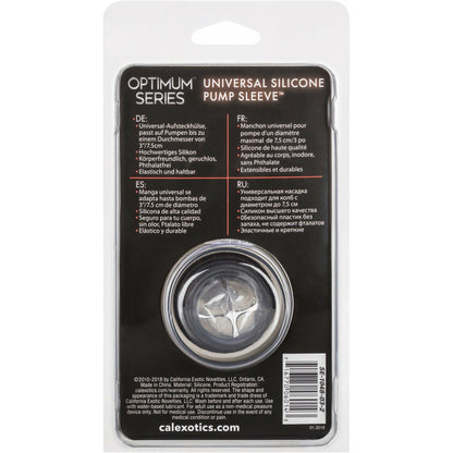 CalExotics® Universal Silicone Pump Sleeve Black