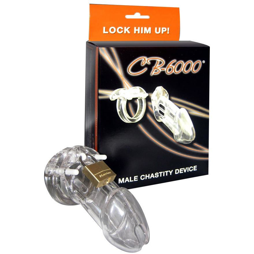 CB-6000 Clear Male Chastity Device