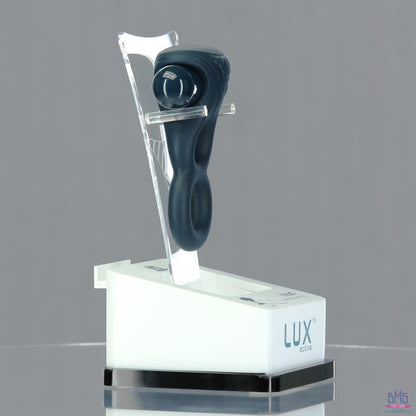 LUX active® Triad – 4.5" Vibrating Dual Cock Ring – Remote Included