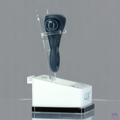 LUX active® Triad – 4.5" Vibrating Dual Cock Ring – Remote Included