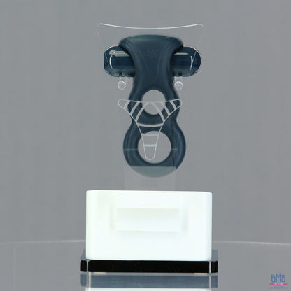 LUX active® Triad – 4.5" Vibrating Dual Cock Ring – Remote Included