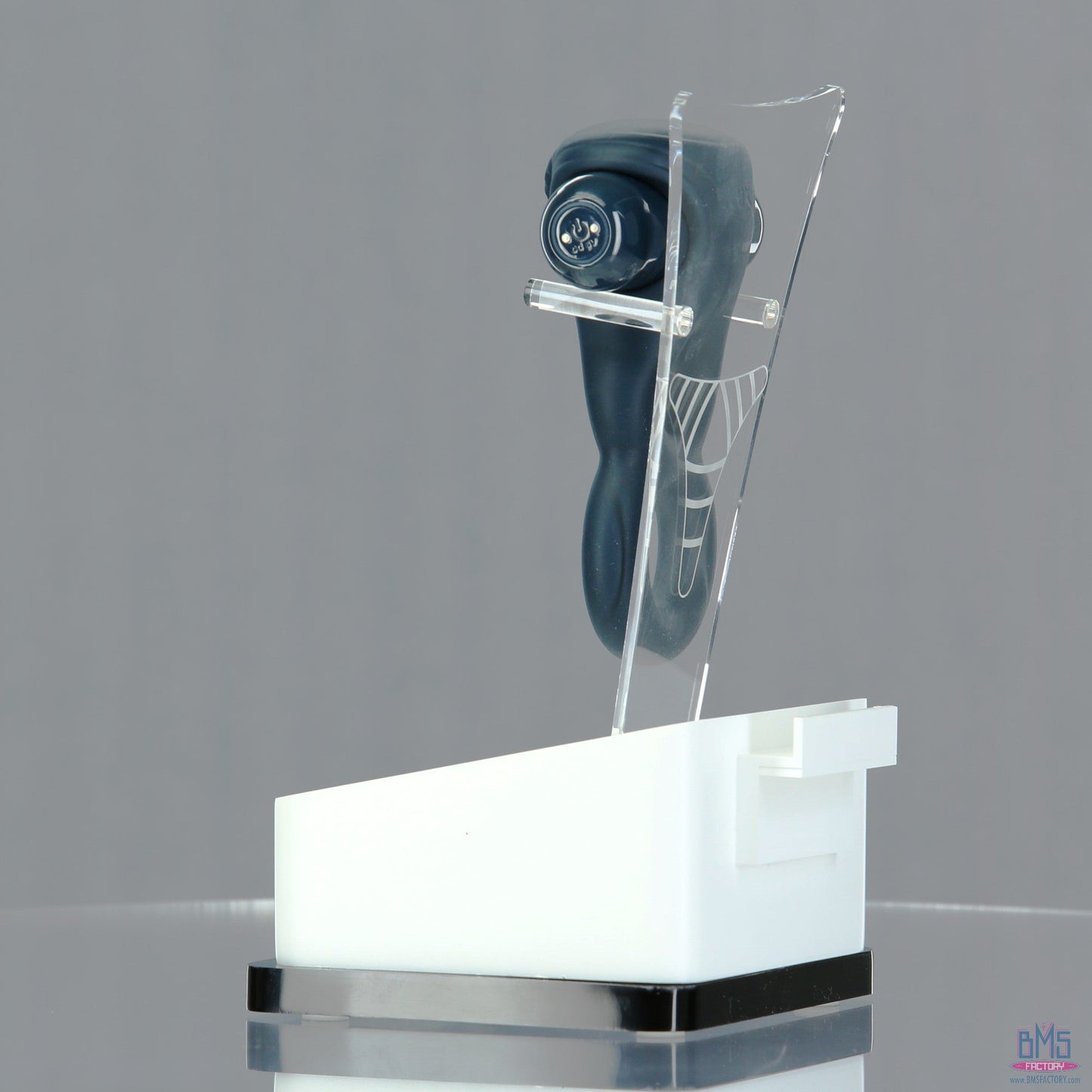 LUX active® Triad – 4.5" Vibrating Dual Cock Ring – Remote Included