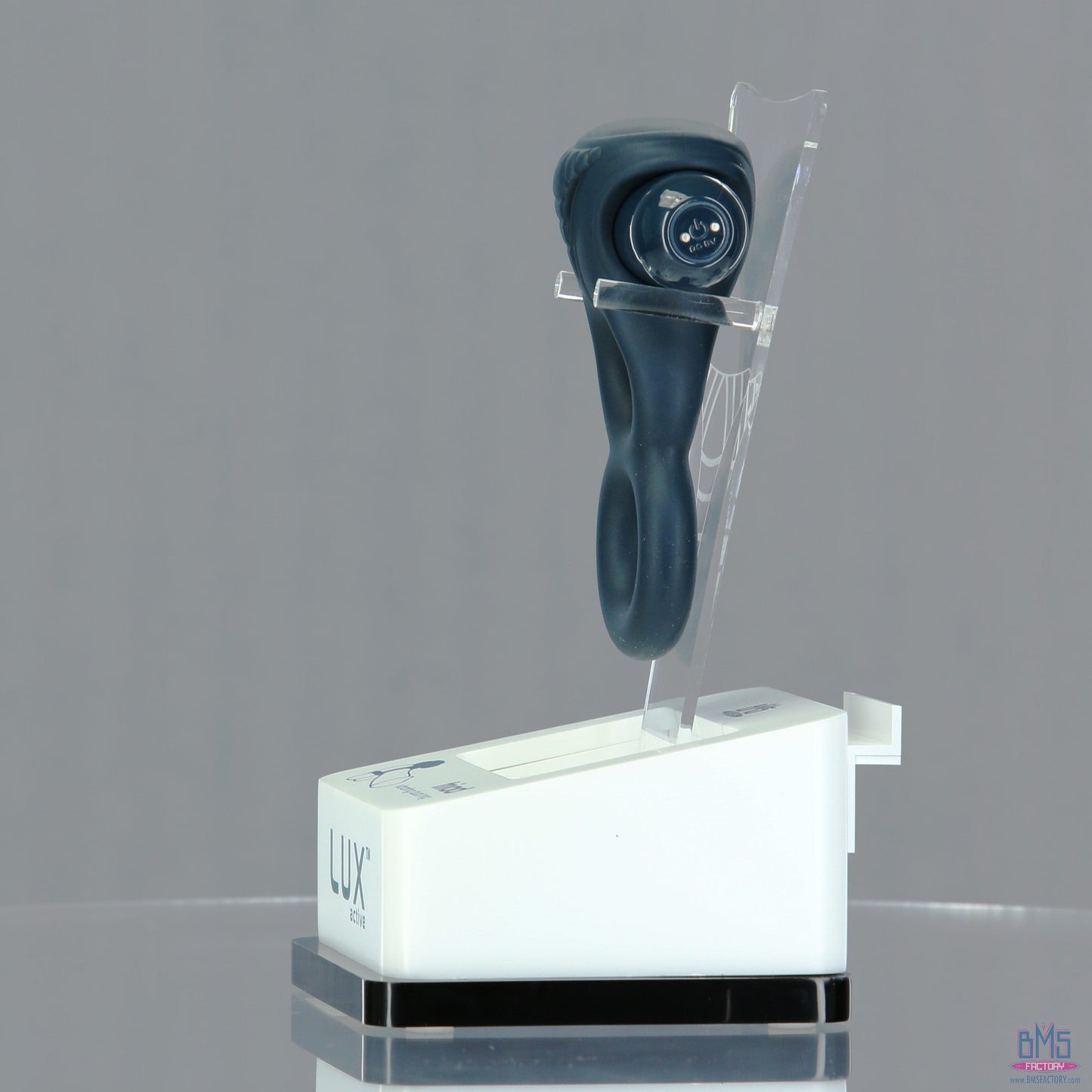 LUX active® Triad – 4.5" Vibrating Dual Cock Ring – Remote Included