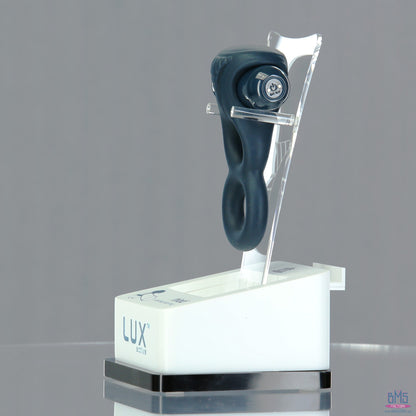 LUX active® Triad – 4.5" Vibrating Dual Cock Ring – Remote Included